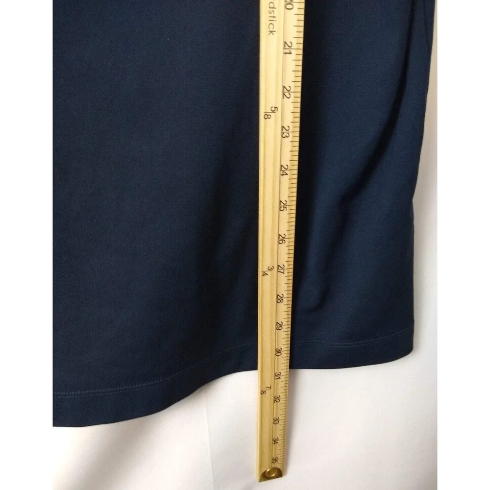 Nike Golf Mens XL Polo Shirt Navy Blue Short Sleeve Dri-FIT Pique 128898-414